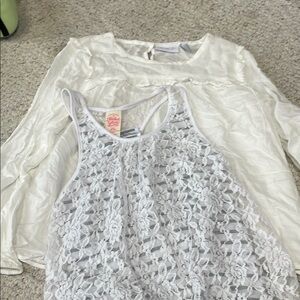 White Lace kids Top